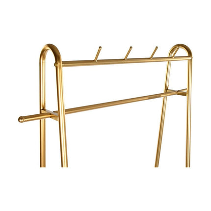 Garderobenständer mit Rädern DKD Home Decor Gold Metall (105 x 36 x 177 cm)