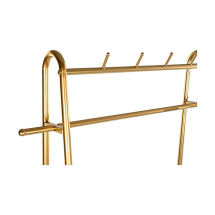 Garderobenständer mit Rädern DKD Home Decor Gold Metall (105 x 36 x 177 cm)