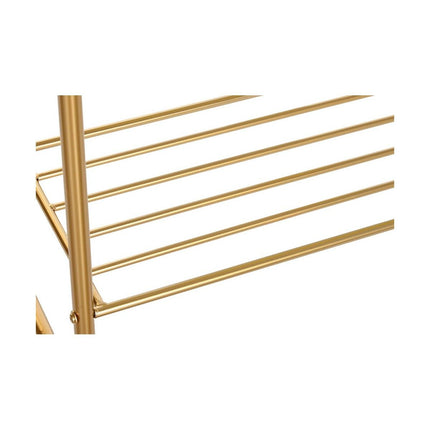 Garderobenständer mit Rädern DKD Home Decor Gold Metall (105 x 36 x 177 cm)