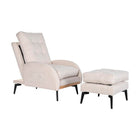 Schlafsofa DKD Home Decor 74 x 85 x 90 cm Scandi Metall Creme