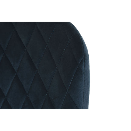 Hocker DKD Home Decor 47 x 58 x 96,5 cm Metall Marineblau