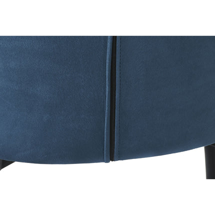 Hocker DKD Home Decor 47 x 58 x 96,5 cm Metall Marineblau