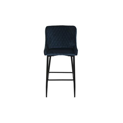 Hocker DKD Home Decor 47 x 58 x 96,5 cm Metall Marineblau