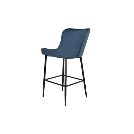 Hocker DKD Home Decor 47 x 58 x 96,5 cm Metall Marineblau