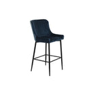 Hocker DKD Home Decor 47 x 58 x 96,5 cm Metall Marineblau