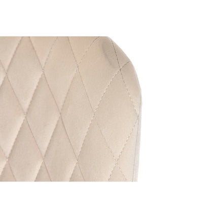 Hocker DKD Home Decor 58,5 x 48,5 x 96,5 cm 48 x 55 x 100 cm 48 x 55 x 96,5 cm Schwarz Beige Metall