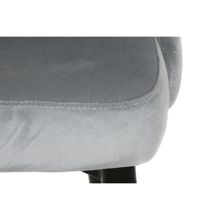 Hocker DKD Home Decor 51 x 68 x 110 cm 51 x 56 x 110 cm Grau Metall zweifarbig