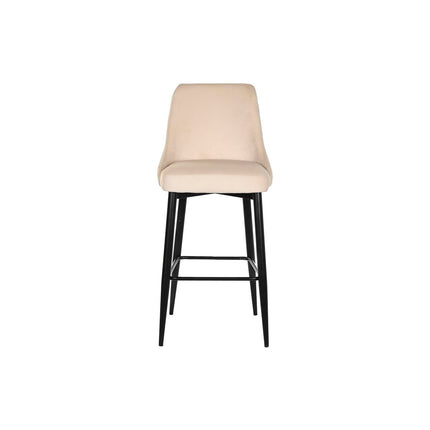 Hocker DKD Home Decor Schwarz Beige Metall zweifarbig (51 x 68 x 110 cm)