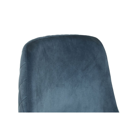 Hocker DKD Home Decor 51 x 68 x 110 cm 51 x 56 x 110 cm Schwarz Blau Metall zweifarbig