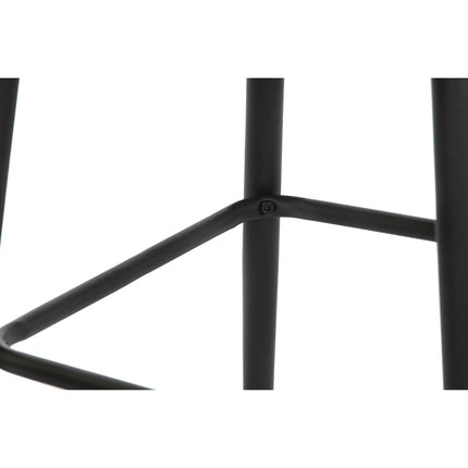 Hocker DKD Home Decor 53 x 57 x 110 cm 50 x 52 x 110 cm 51 x 52 x 112 cm Schwarz Metall Hellgrau