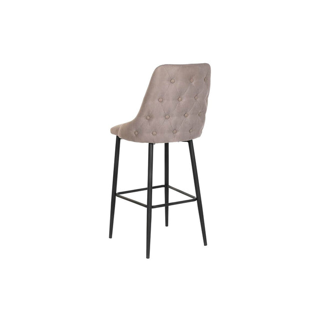 Hocker DKD Home Decor 53 x 57 x 110 cm 50 x 52 x 110 cm 51 x 52 x 112 cm Schwarz Metall Hellgrau