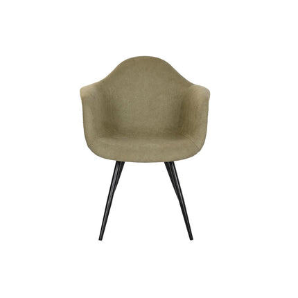 Stuhl DKD Home Decor Metall Braun Polyester (53 x 52,5 x 82 cm)