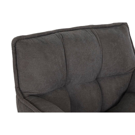 Sitz DKD Home Decor Grau Metall 80 x 75 x 82 cm