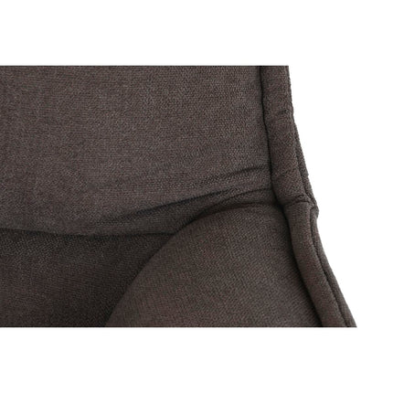 Sitz DKD Home Decor Grau Metall 80 x 75 x 82 cm
