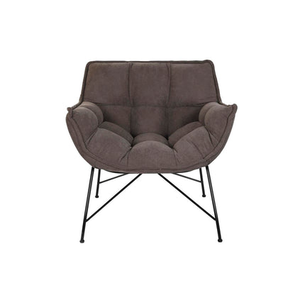 Sitz DKD Home Decor Grau Metall 80 x 75 x 82 cm