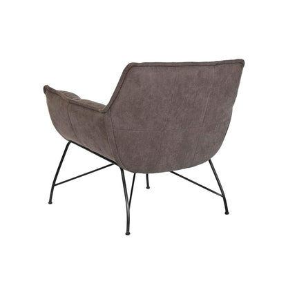 Sitz DKD Home Decor Grau Metall 80 x 75 x 82 cm
