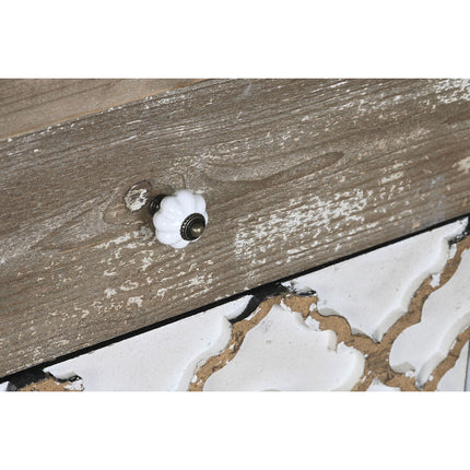 Anrichte DKD Home Decor 122 x 42 x 63 cm Tanne Blau Weiß Dunkelbraun Holz MDF