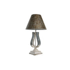 Tischlampe DKD Home Decor 44,5 x 44,5 x 83,5 cm Tanne Blau Gold Metall Weiß 220 V 50 W