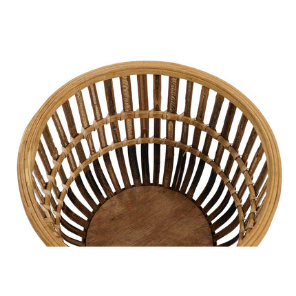 Satz Blumentöpfe DKD Home Decor natürlich Braun Bambus 37 x 37 x 63 cm