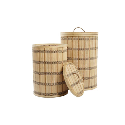 Korb-Set DKD Home Decor 40 x 40 x 63 cm Bambus