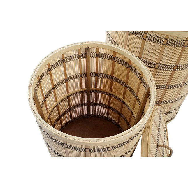 Korb-Set DKD Home Decor 40 x 40 x 63 cm Bambus