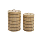 Korb-Set DKD Home Decor 40 x 40 x 63 cm Bambus