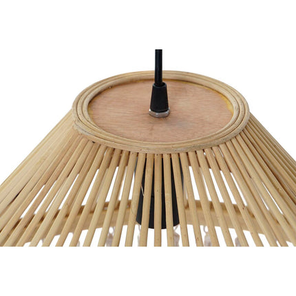 Deckenlampe DKD Home Decor 2 Stücke Braun Polyester Rattan 50 W (45 x 45 x 28 cm)