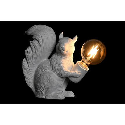 Tischlampe DKD Home Decor Weiß Harz 50 W (26 x 13,5 x 28 cm)