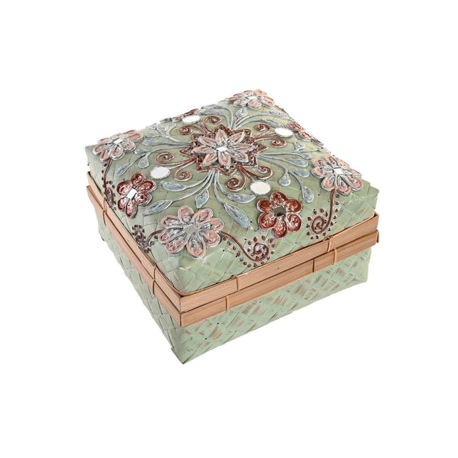 Korb-Set DKD Home Decor Bambus Boho (29 x 29 x 22 cm)