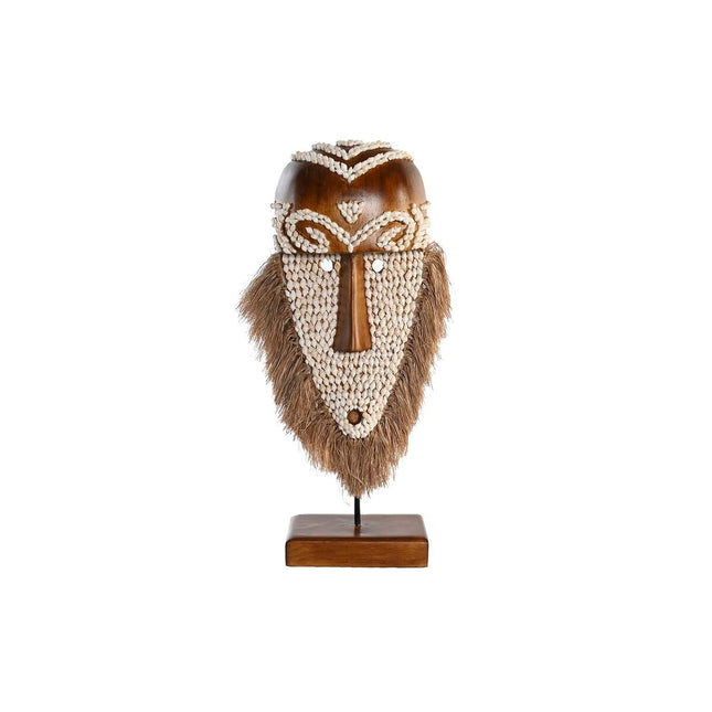 Deko-Figur DKD Home Decor natürlich Maske Faser (30 x 10,5 x 53 cm)