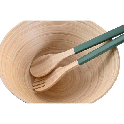 Salatschüssel DKD Home Decor 3-Spiele-Set 30 x 30 x 12,5 cm 3 Stücke