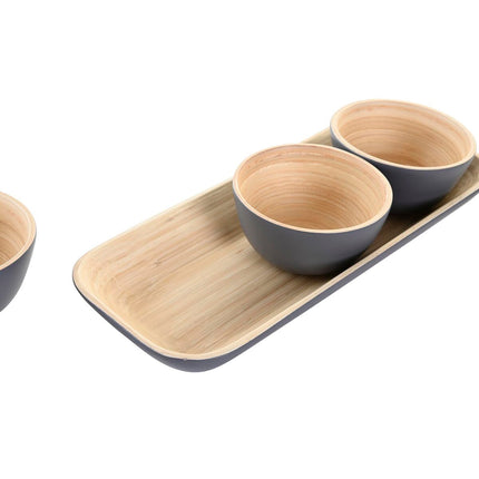 Schale DKD Home Decor 32 x 12,7 x 3,5 cm (3 Stücke)