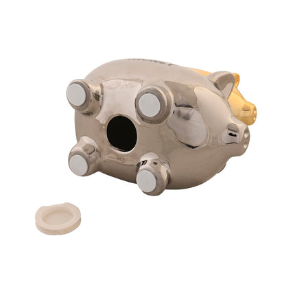 Sparbüchse DKD Home Decor 17 x 12 x 18,5 cm Für Kinder Schwein Dolomite