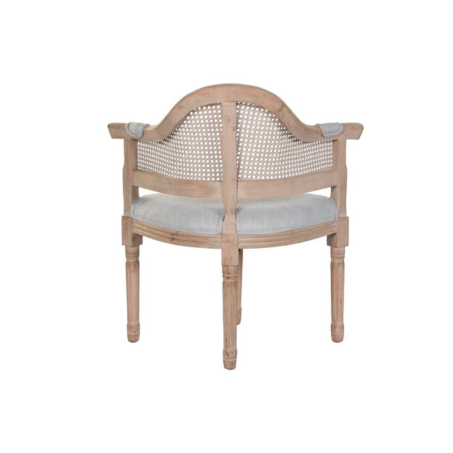 Sitz DKD Home Decor Tanne Polyester Hellgrau (67 x 51 x 85 cm)