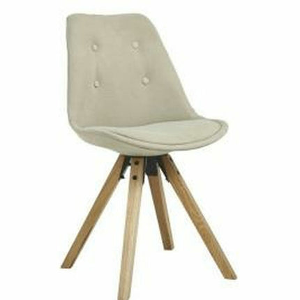 Esszimmerstuhl DKD Home Decor Beige Eg (48 x 44 x 84 cm)