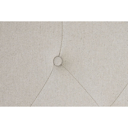 Kopfende des Betts DKD Home Decor Beige Polyester Eg (180 x 10 x 120 cm)