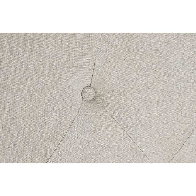 Kopfende des Betts DKD Home Decor Beige Polyester Eg (180 x 10 x 120 cm)