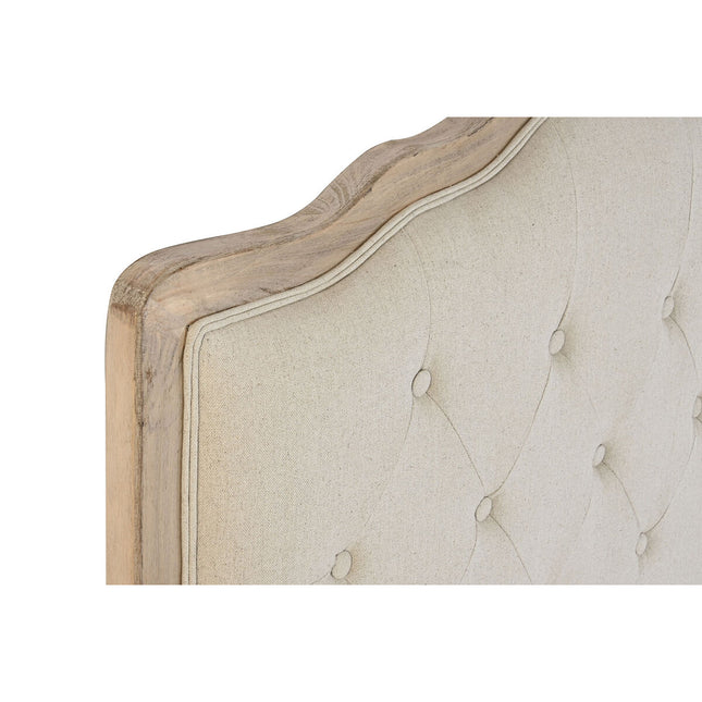 Kopfende des Betts DKD Home Decor Beige Polyester Eg (180 x 10 x 120 cm)