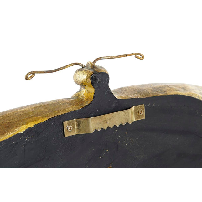 Wanddekoration DKD Home Decor 39,5 x 4 x 20 cm Gold (2 Stück)
