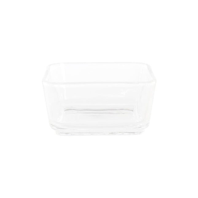 Tablett für Snacks DKD Home Decor 32 x 21 x 6 cm Kristall natürlich 280 ml