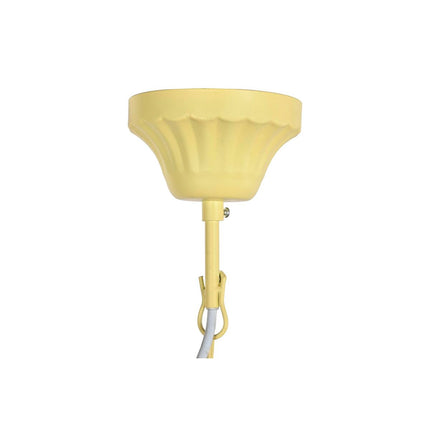 Deckenlampe DKD Home Decor Metall Braun Gelb 40 W Holz MDF (50 x 50 x 73 cm)