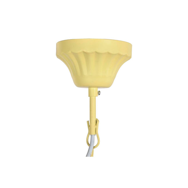Deckenlampe DKD Home Decor Metall Braun Gelb 40 W Holz MDF (50 x 50 x 73 cm)