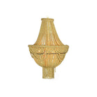 Deckenlampe DKD Home Decor Metall Braun Gelb 40 W Holz MDF (50 x 50 x 73 cm)