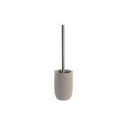 Toilettenbürste DKD Home Decor Grau Zement Edelstahl (10 x 10 x 37 cm)