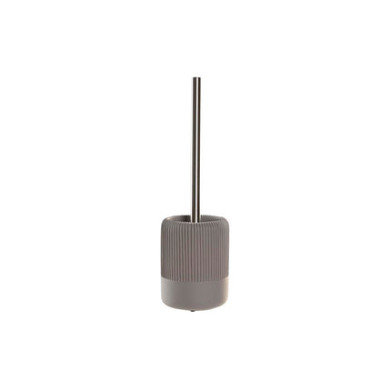 Toilettenbürste DKD Home Decor Grau Zement Edelstahl (11 X 11 X 36,5 CM)