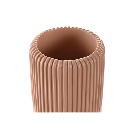 Becher DKD Home Decor Zement Terrakotta (7 x 7 x 11 cm)