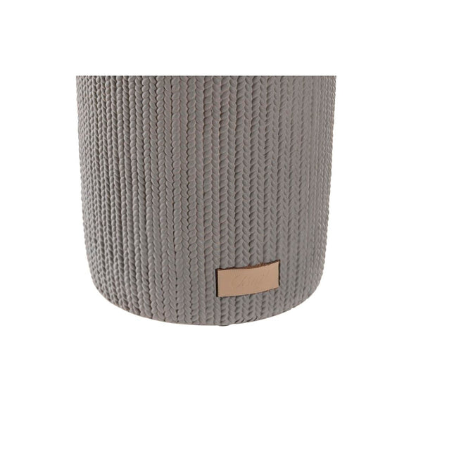 Toilettenbürste DKD Home Decor Grau Zement Edelstahl (10 x 10 x 36 cm)