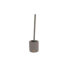 Toilettenbürste DKD Home Decor Grau Zement Edelstahl (10 x 10 x 36 cm)
