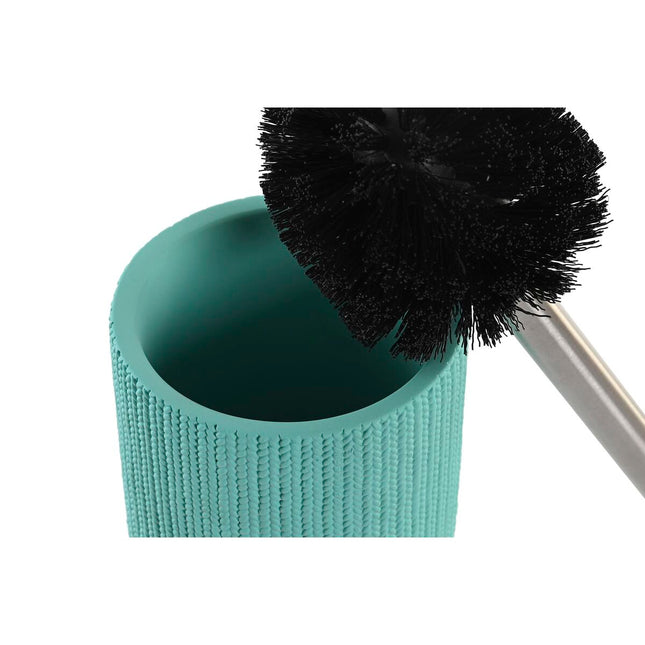 Toilettenbürste DKD Home Decor Zement Edelstahl grün (10 x 10 x 36 cm)