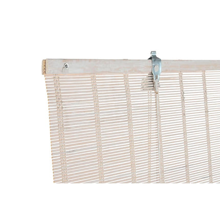 Rollo DKD Home Decor Lackierung Weiß Bambus (120 x 2 x 230 cm)